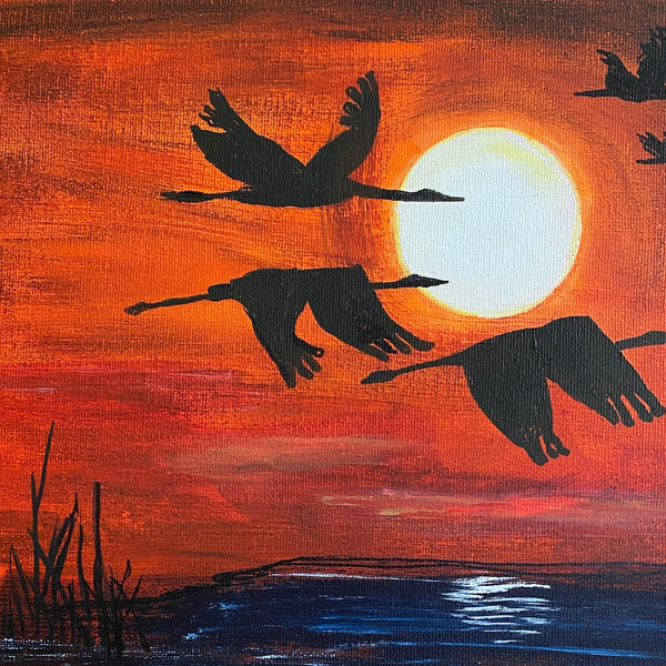 Migrating Geese